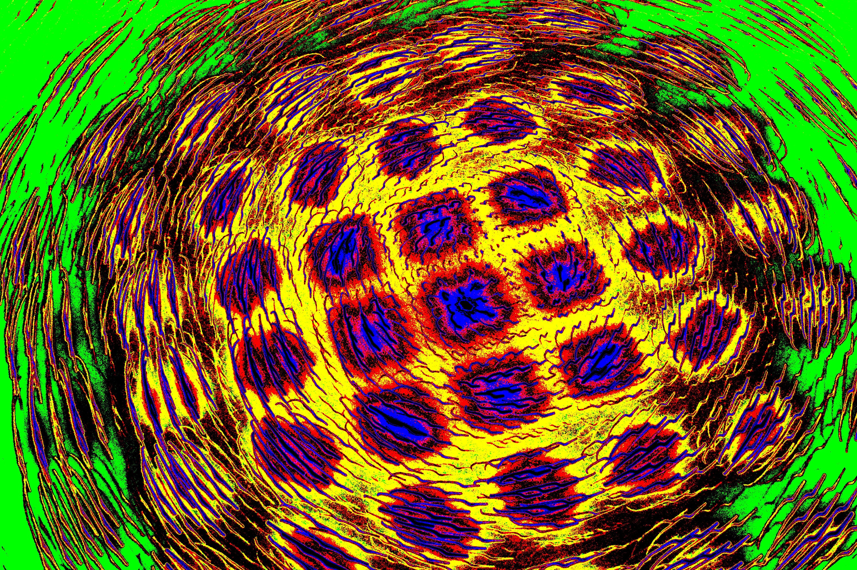 KOSMISCHES FARBMATRIX — Premium Kunstprint