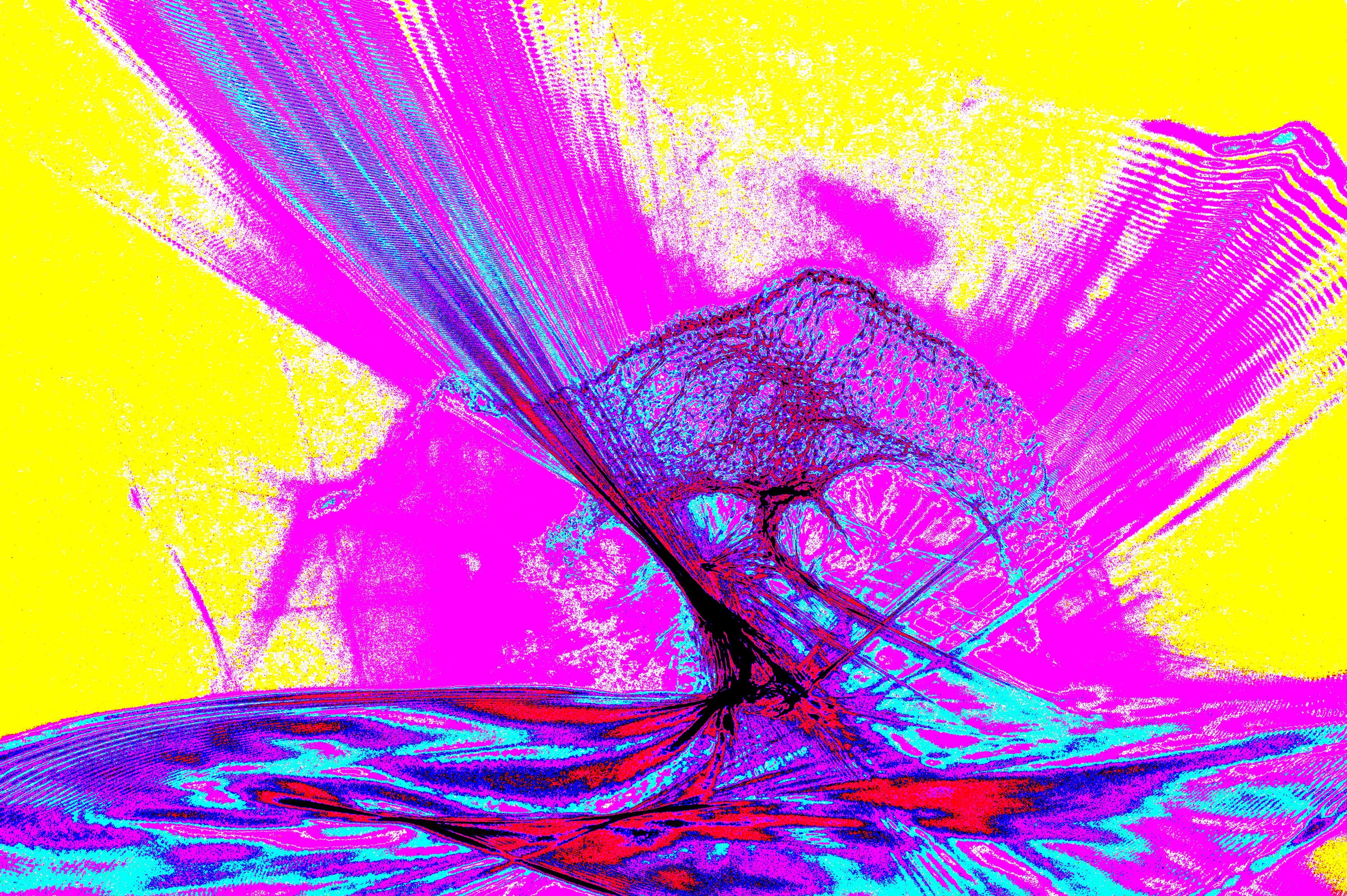 digitale Kunstdownload Farbexplosion