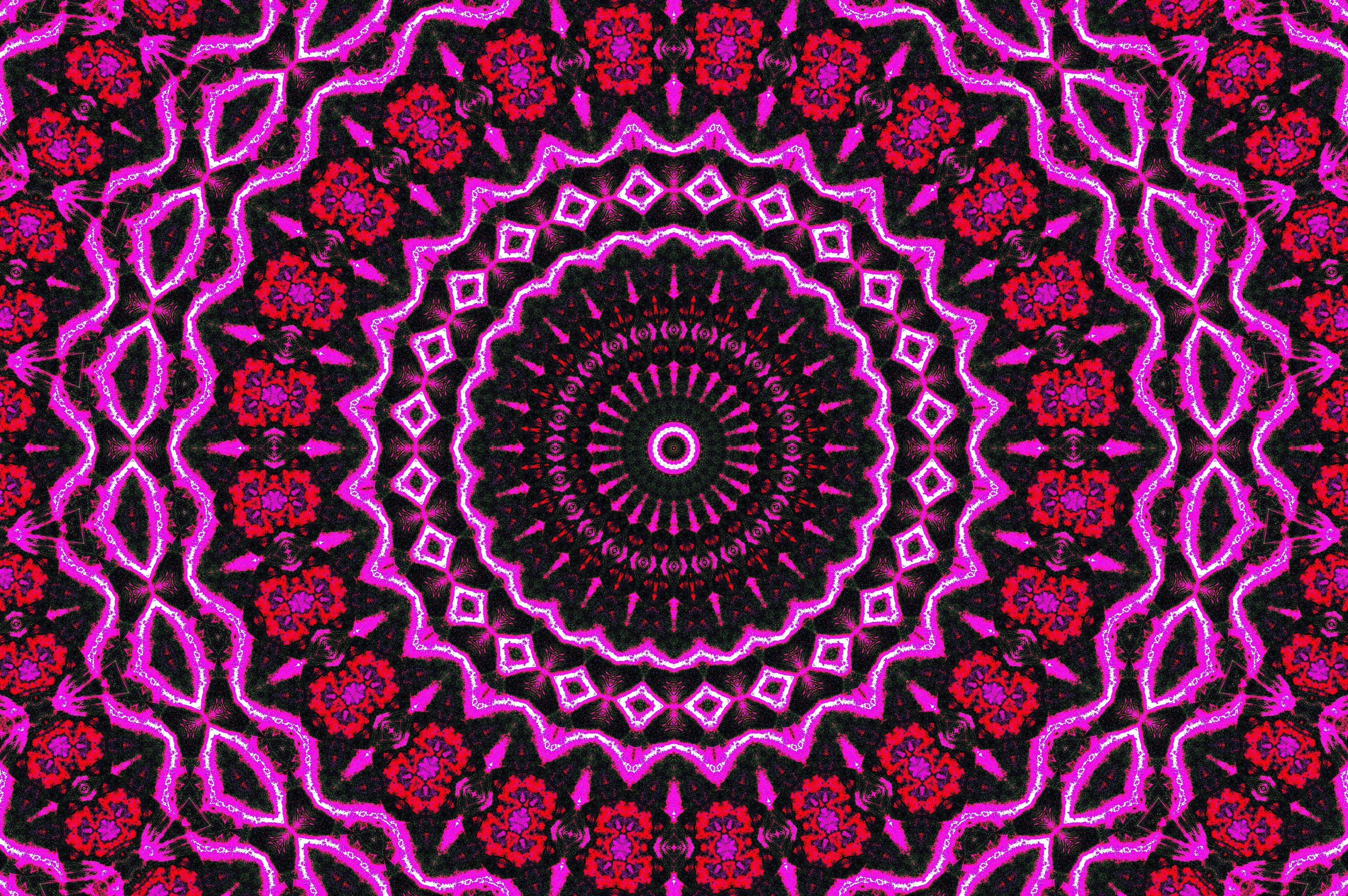MAGENTA ROSE MANDALA — Digitaler Download