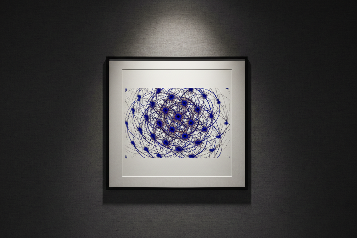 BLUE CONNECTIVITY FIELD — Premium Digitaler Download
