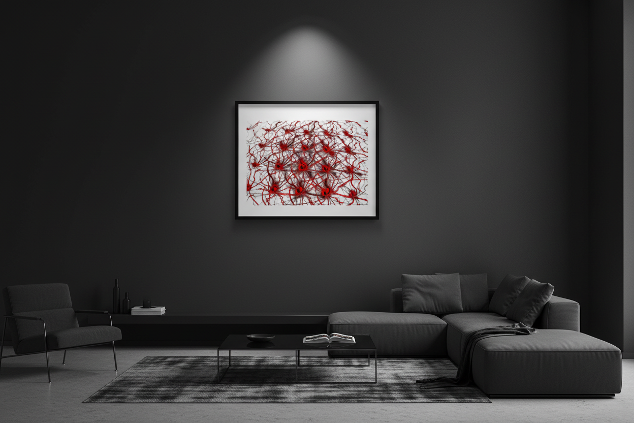 ROTE NEURONEN — Neues Mockup