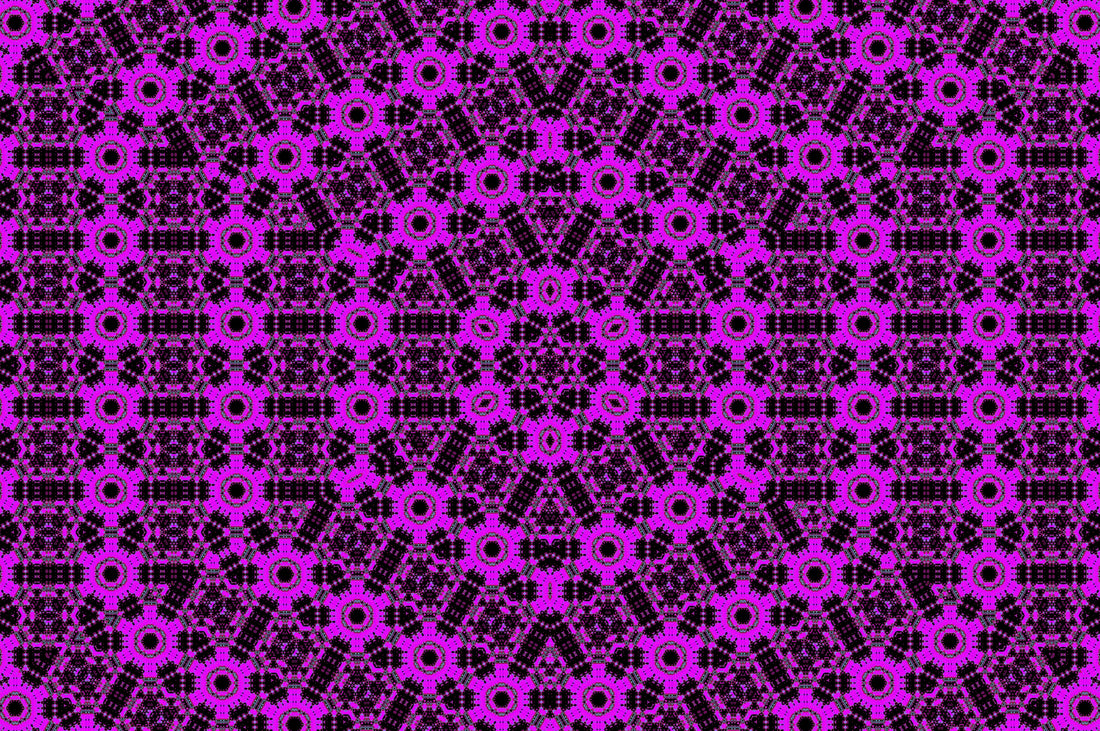VIOLETTES RASTER — Premium Kunstprint
