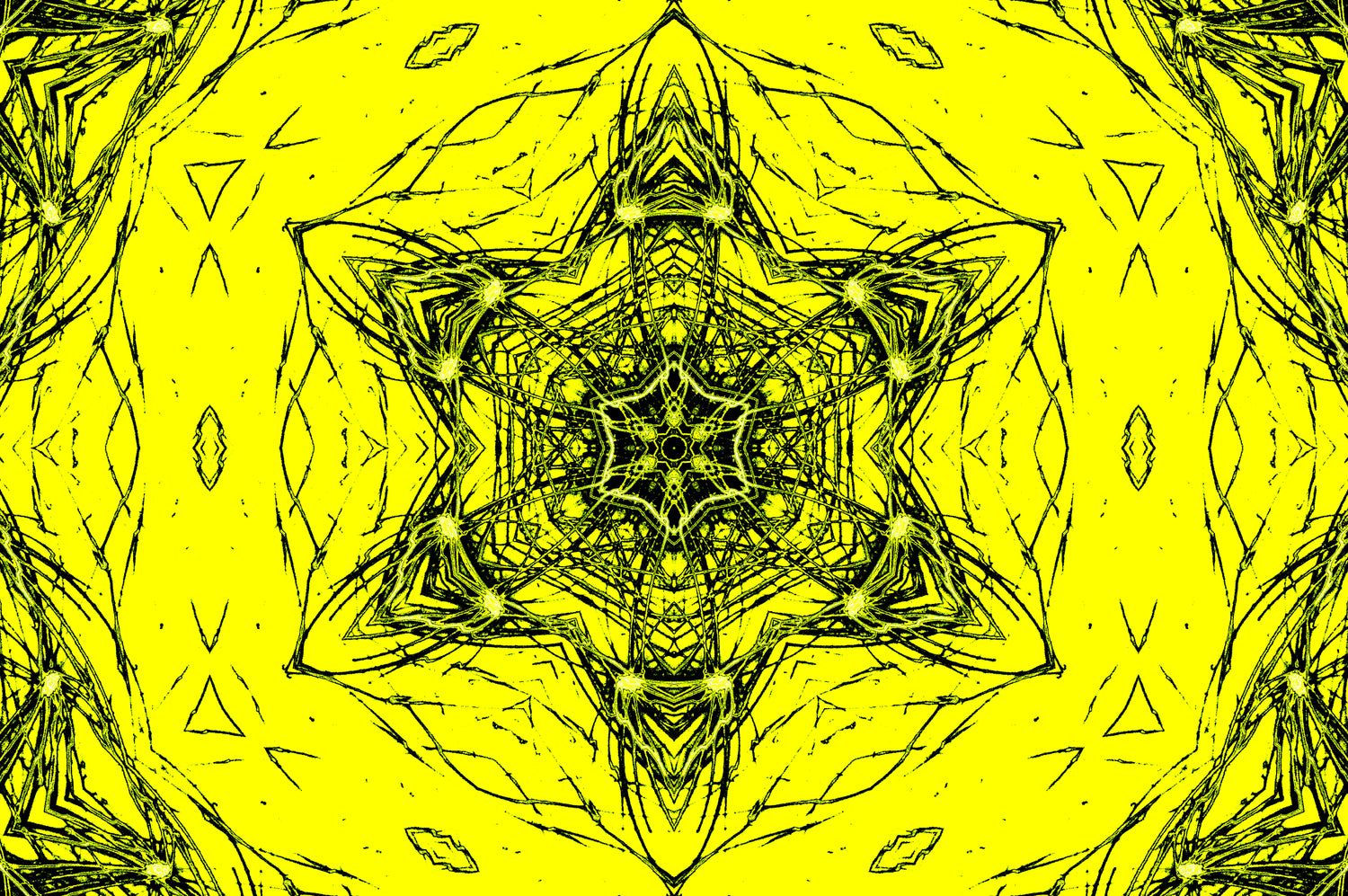 VECTOR STAR LINE CORE — Premium Kunstprint
