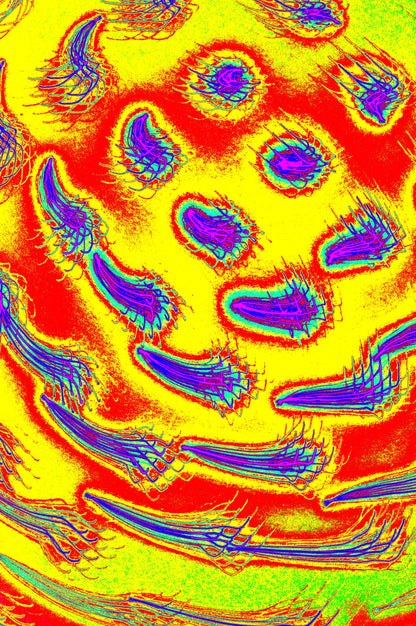 CHAOTISCHER KOSMISCHER KERN — Premium Kunstprint