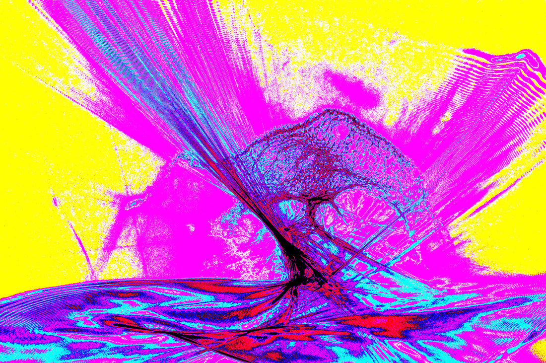 digitale Kunstdownload Farbexplosion