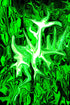 EMERALD ENERGY BLOOM — Premium Kunstprint