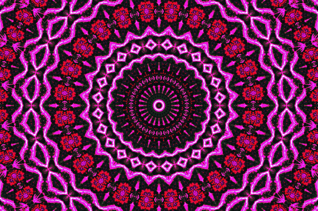 MAGENTA ROSE MANDALA — Digitaler Download