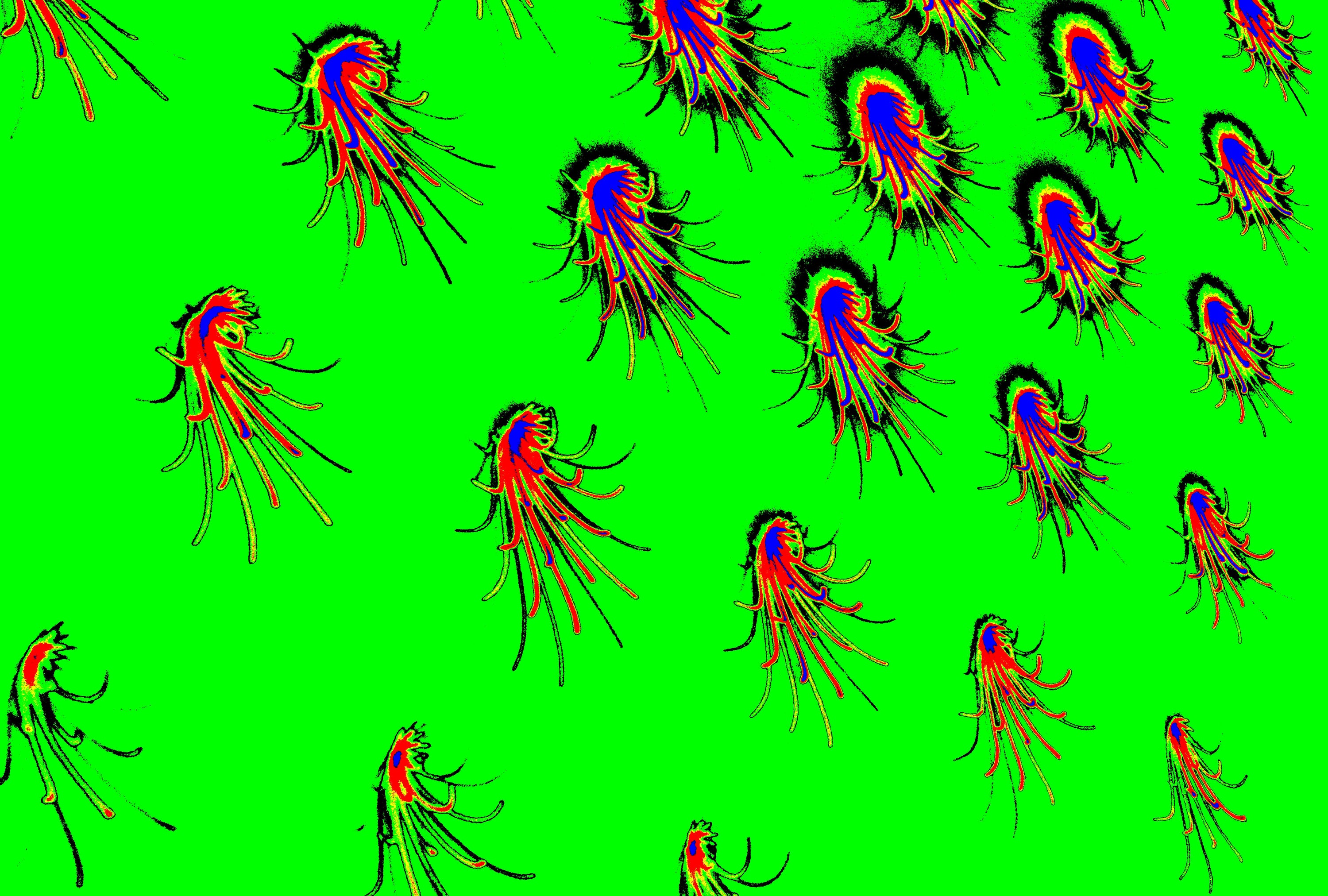 KOSMISCHER TENTAKEL — Premium Kunstprint