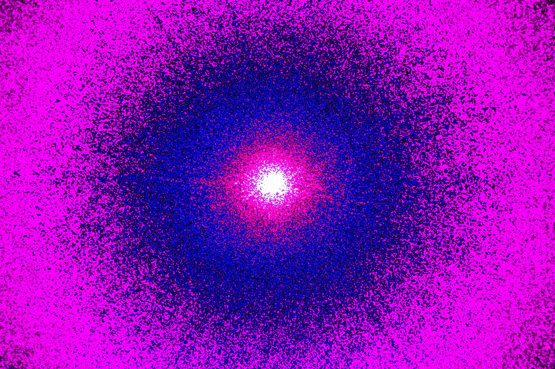 KOSMISCHER GLOW — Premium Kunstprint