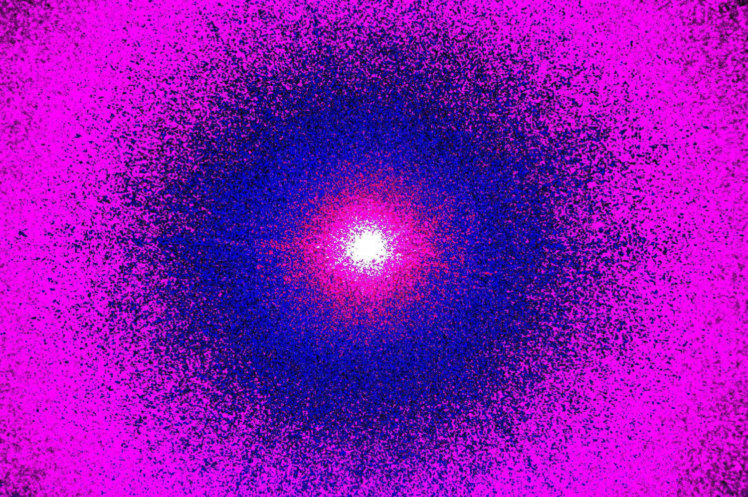 KOSMISCHER GLOW — Premium Kunstprint