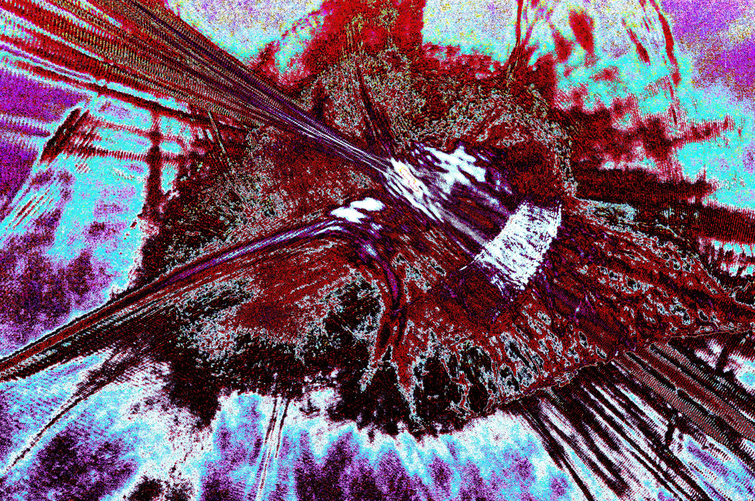 CHROMATIC EXPLOSION NODE — Premium Kunstprint