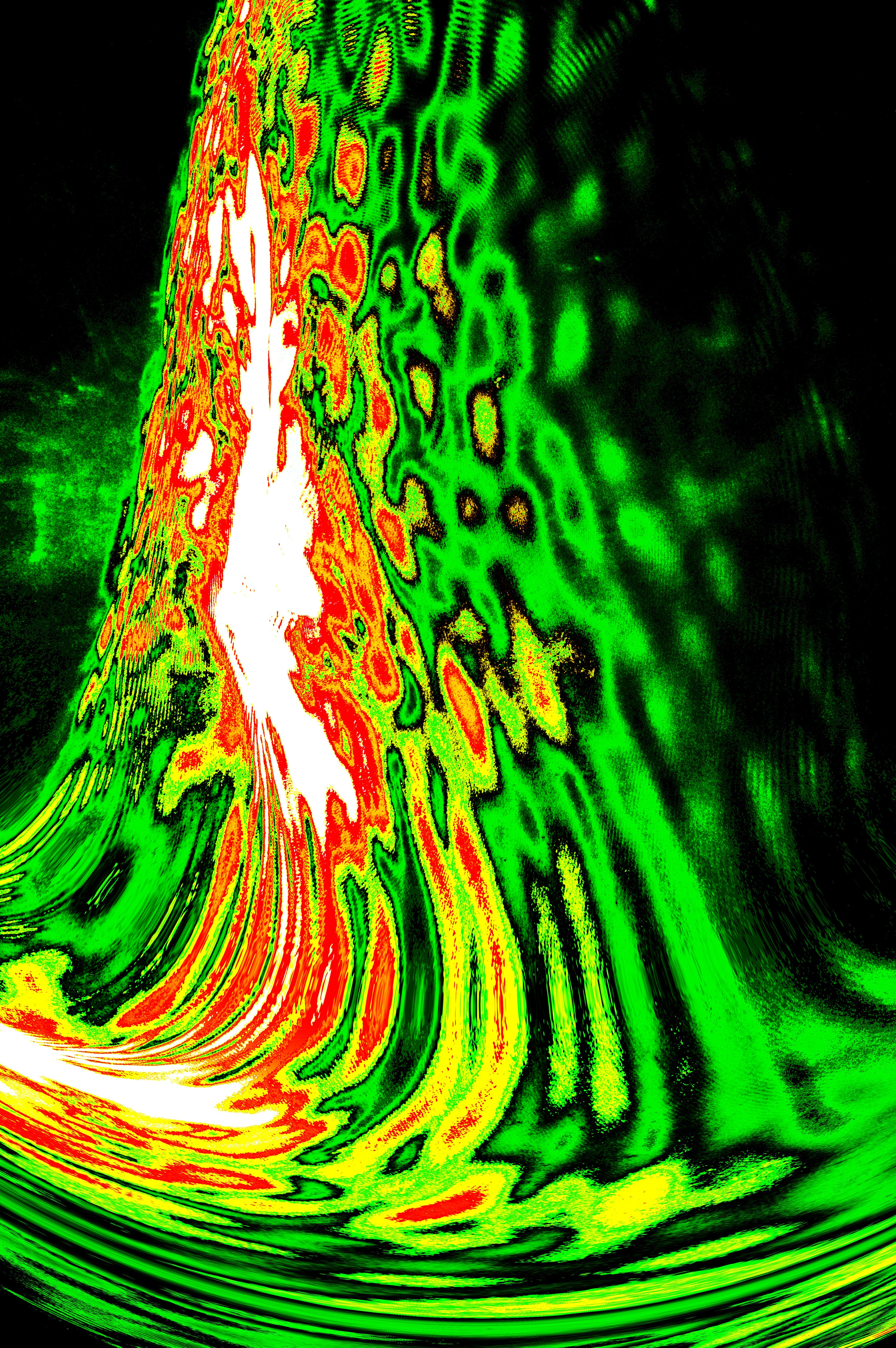 CHROMATISCHER WELLENFLUSS — Premium Kunstprint