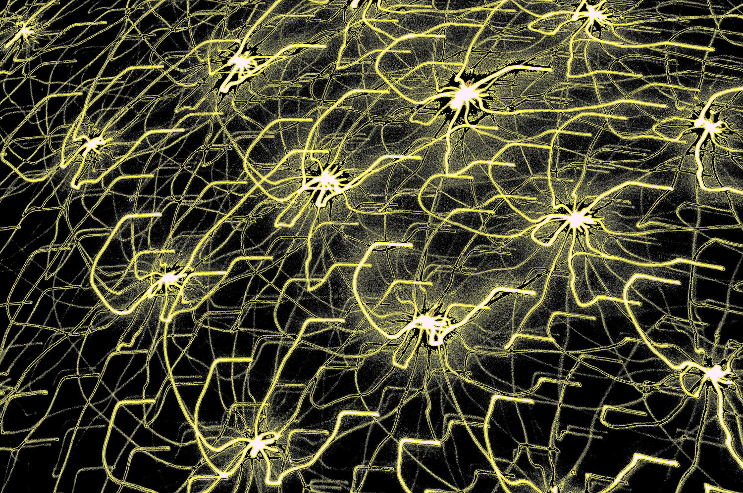 NEURALES NETZWERK — Premium Kunstprint