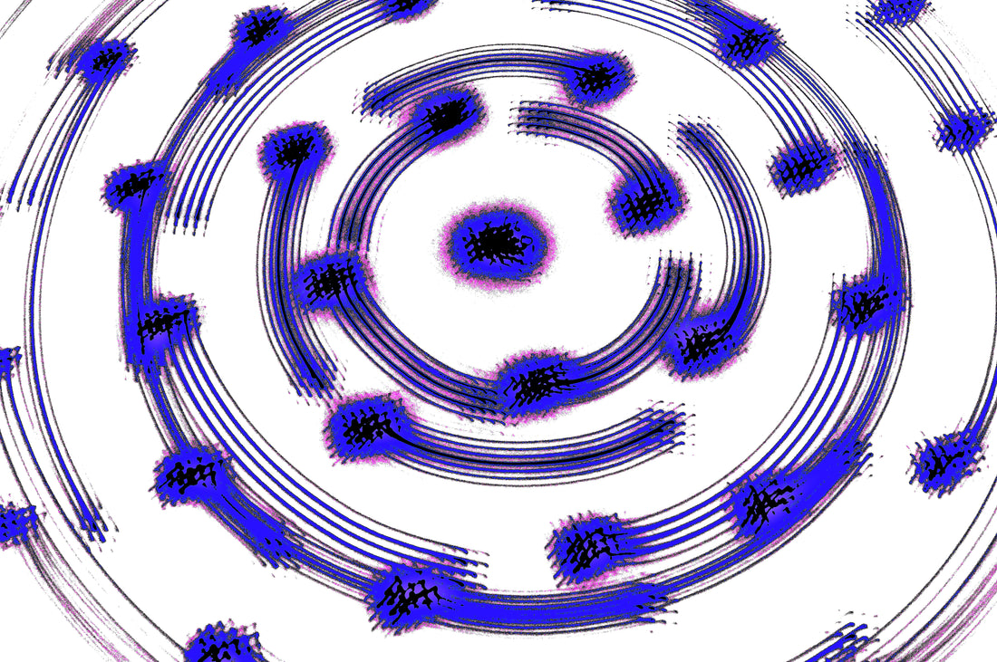 BLUE PARTICLE FLOW — Premium Digitaler Download