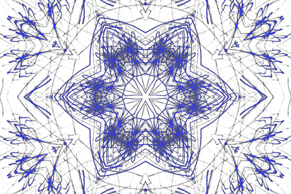 BLAUES KALEIDOSKOP — Premium Digitaler