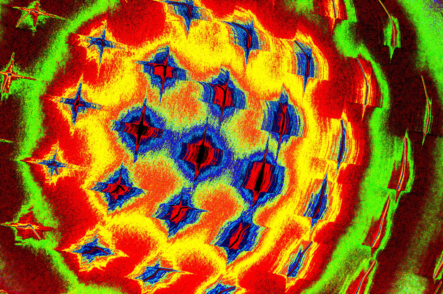 KOSMISCHE FRAKTALENERGIE — Premium Kunstprint