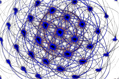 BLUE CONNECTIVITY FIELD — Premium Digitaler Download