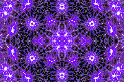VIOLETTES KALEIDOSKOP — Premium Kunstprint