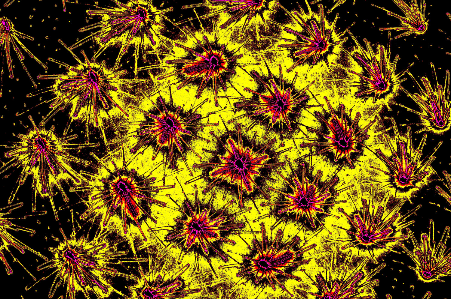 KOSMISCHE MIKRO KOLONIE — Premium Kunstprint