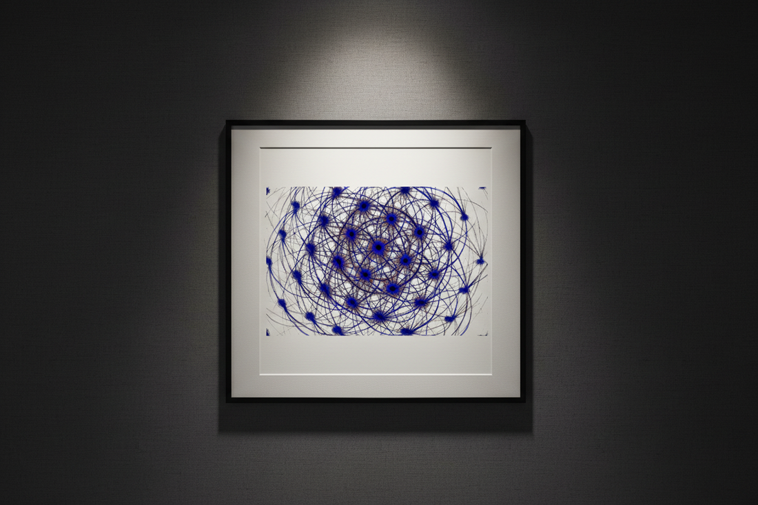 BLUE CONNECTIVITY FIELD — Premium Digitaler Download