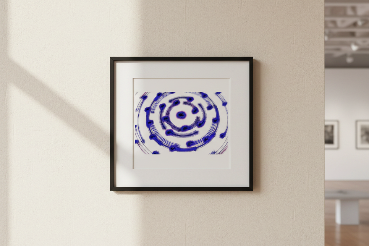 BLUE PARTICLE FLOW — Premium Digitaler Download