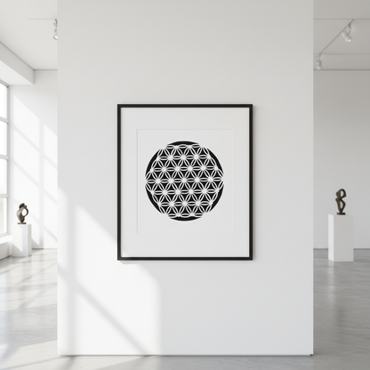 BLUME DES LEBENSKREISES — Mockup