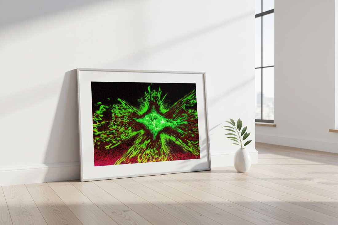 EMERALD ENERGY BURST — Helles Mockup