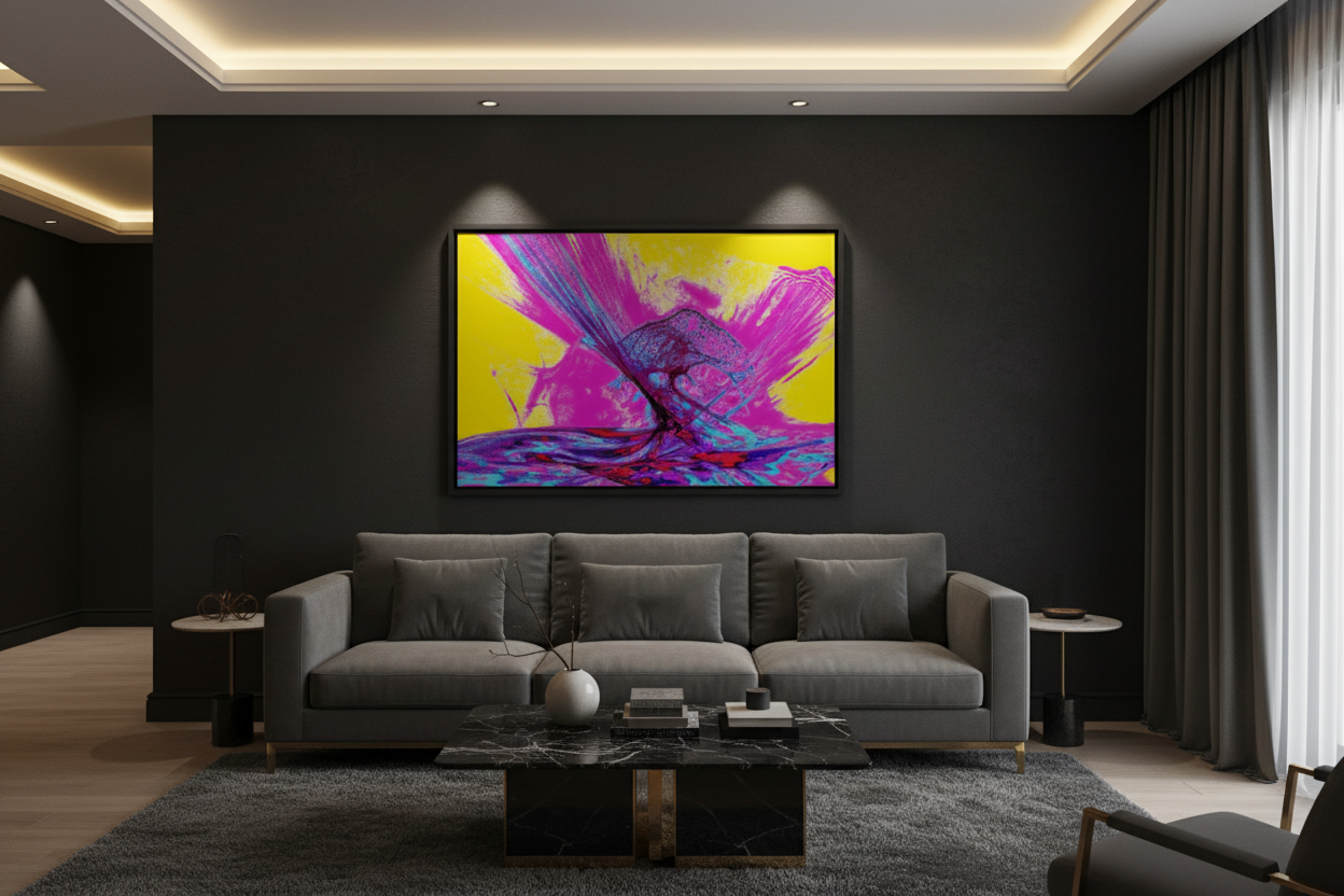 digitale Kunstdownload Farbexplosion