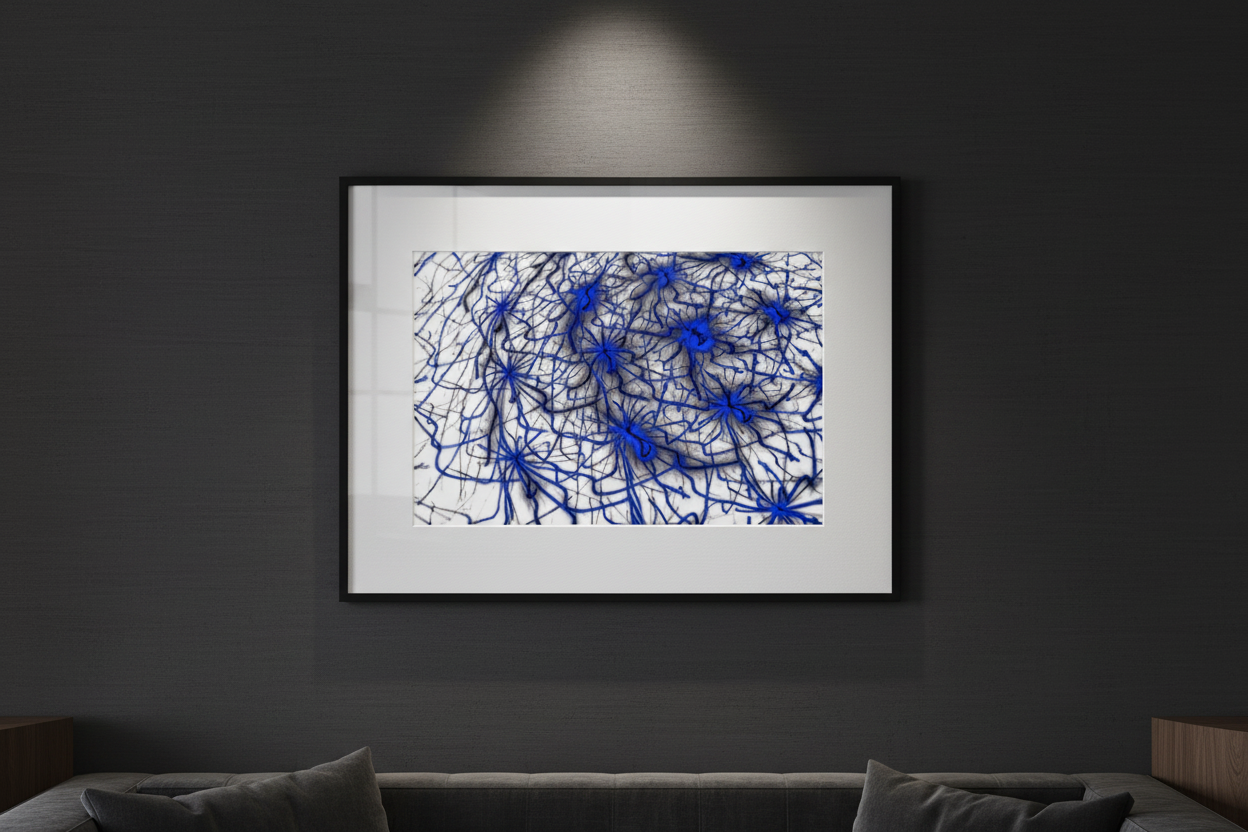 NEURAL COSMOS — Premium Kunstprint