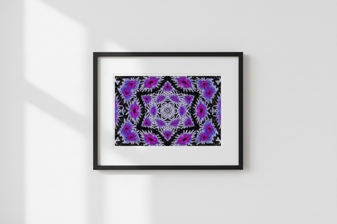 PURPUR ICE MANDALA — Mockup