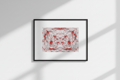 RED SYMMETRY — Mockup
